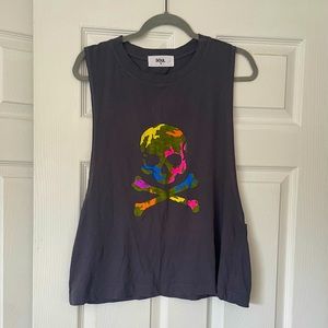 Soul cycle skull muscle tank